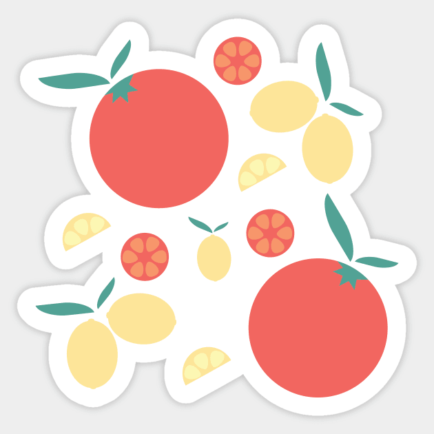 Oranges and Lemons Sticker by DenAlex